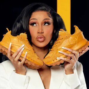 Cardi B x Reebok Classic Leather Shoes